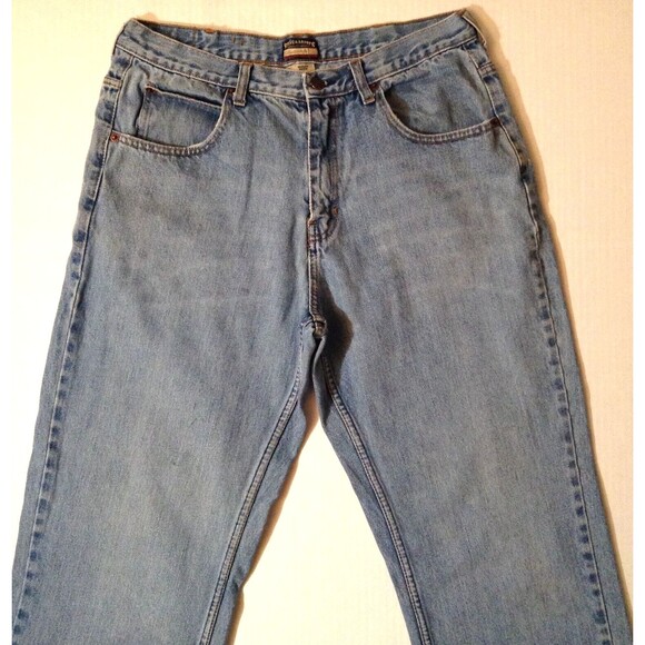 Vtg Y2K Steve & Barry's Jeans Men 34 (32 Actual) Light Wash Baggy Straight 90s - Picture 3 of 8